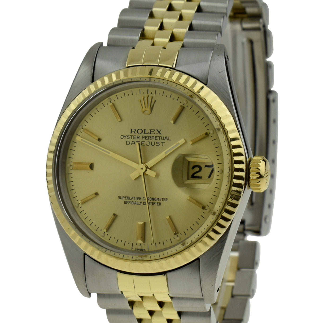 Rolex Datejust Stainless Steel & Gold 16013