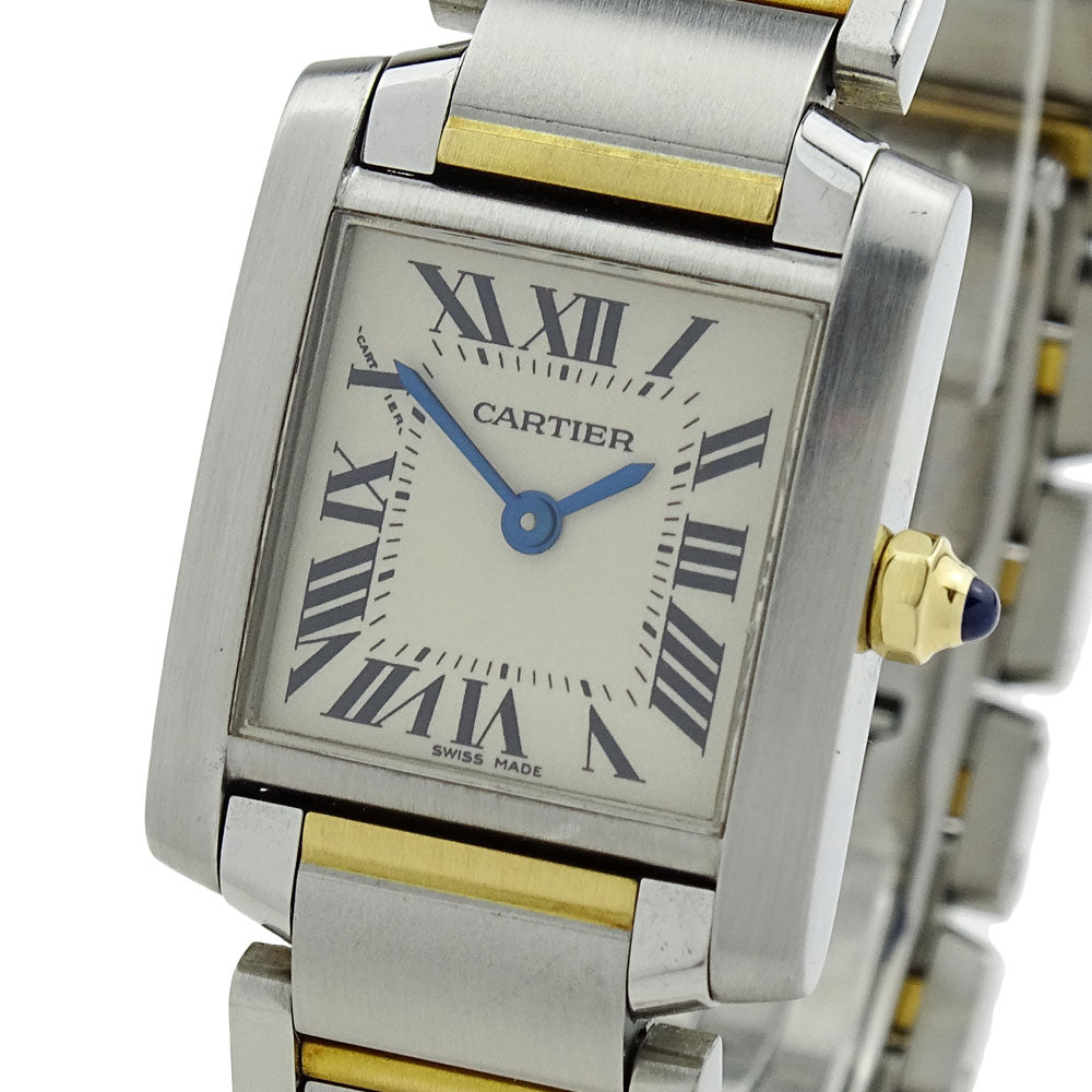 Cartier Tank Francaise Steel & Gold Ladies W51007Q4