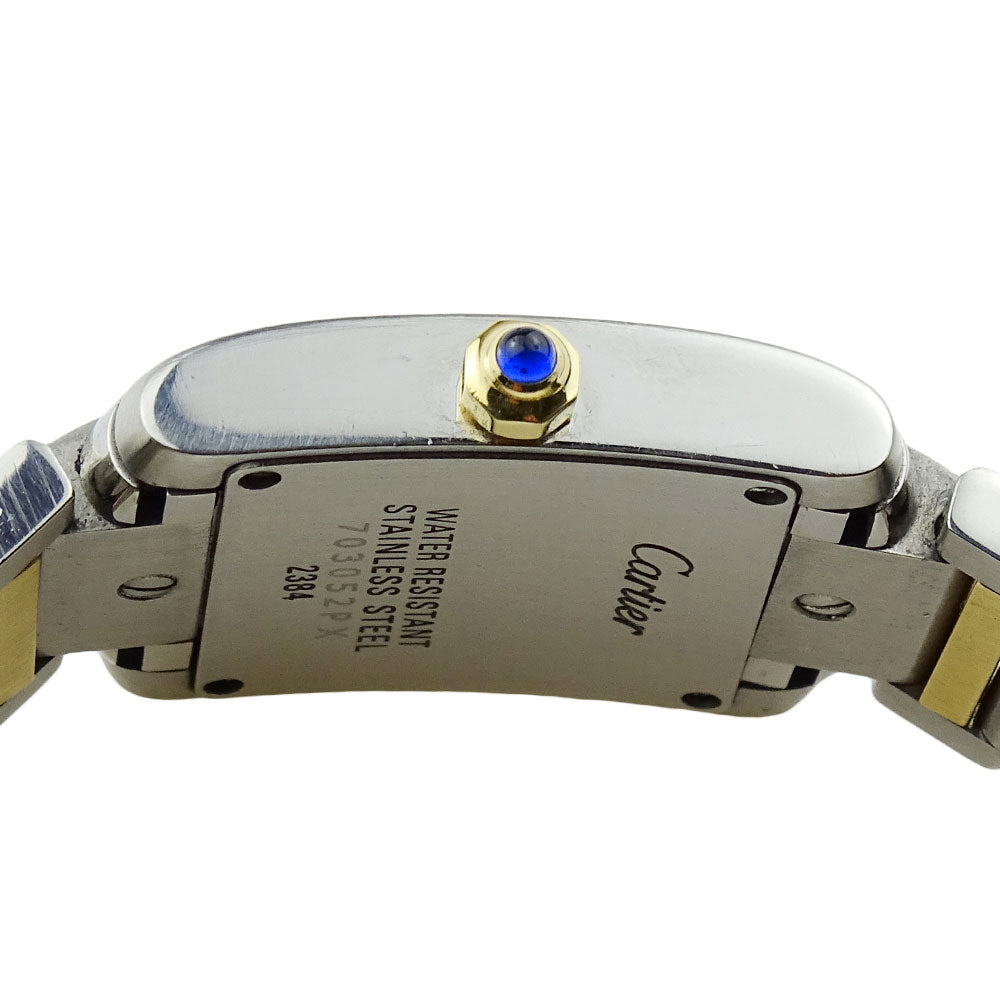 Cartier Tank Francaise Steel & Gold Ladies W51007Q4