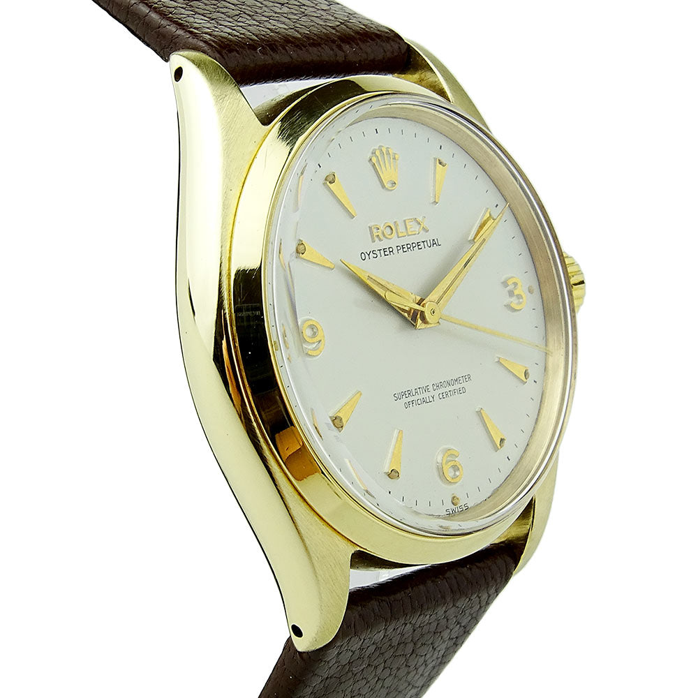 Rolex Oyster Perpetual 9ct Gold Vintage 1002