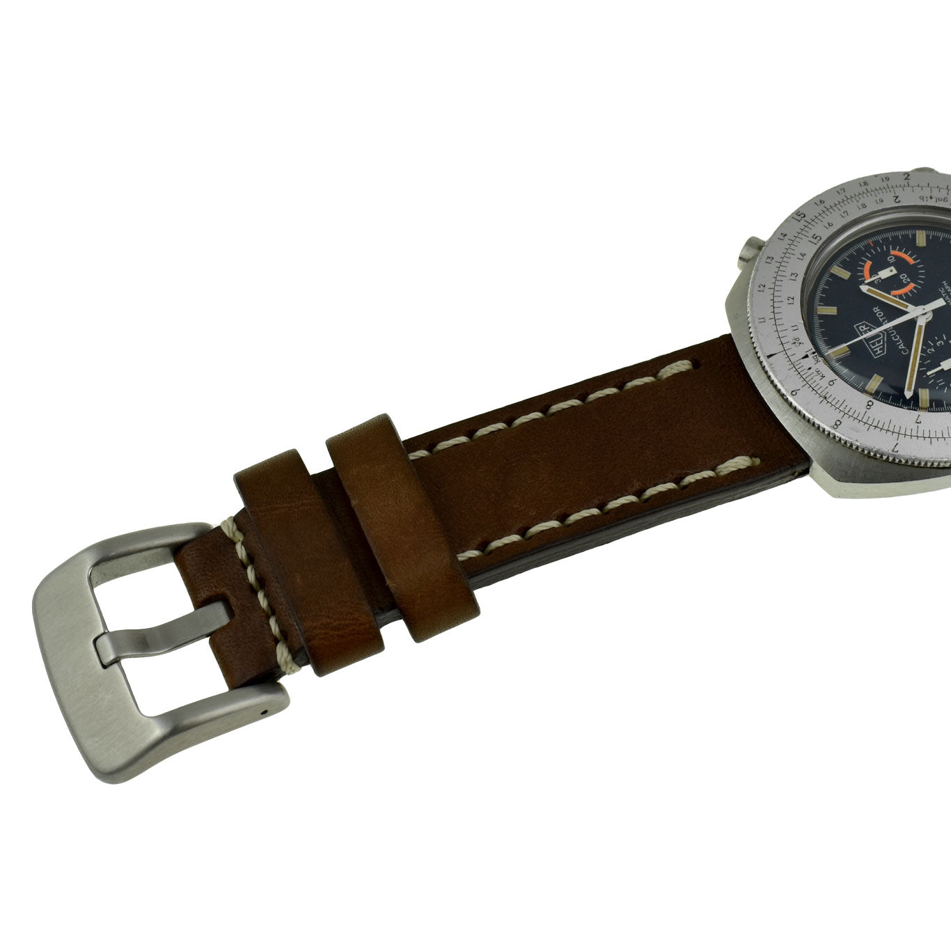 Heuer Calculator Vintage Automatic Chronograph Wristwatch