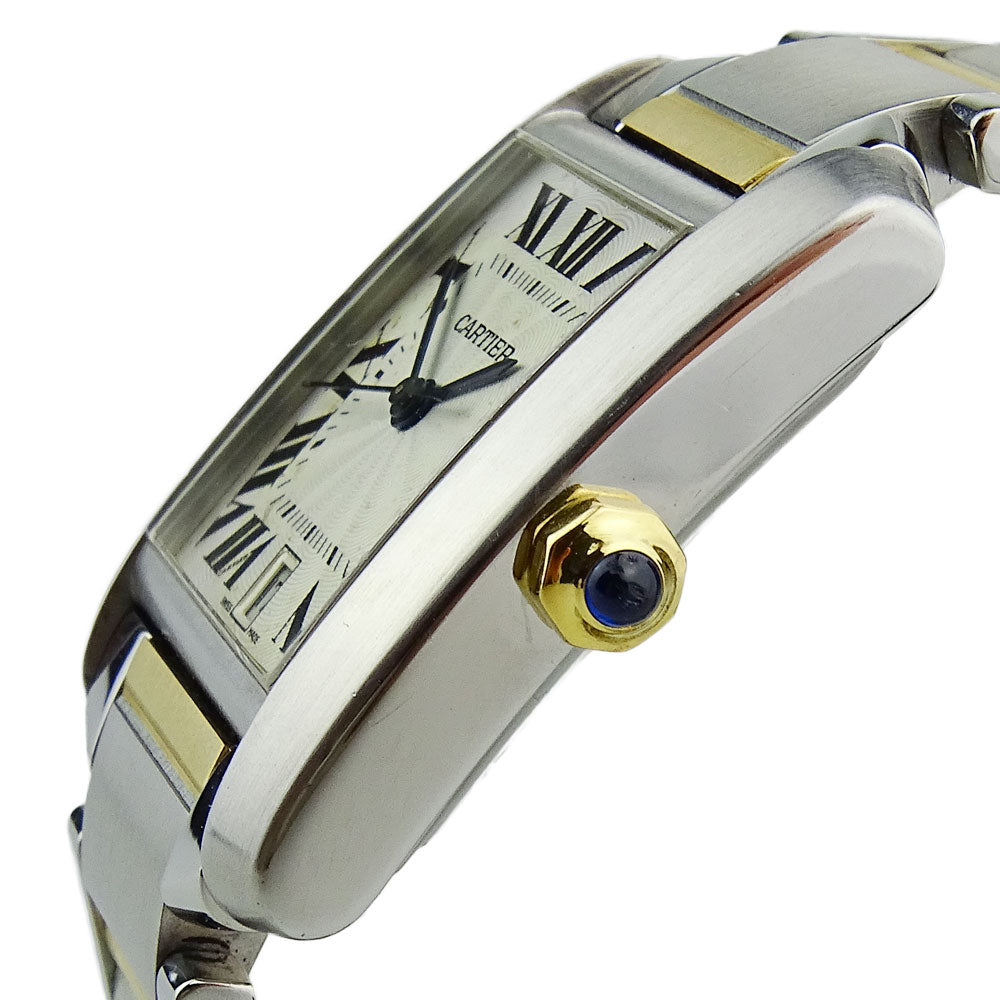 Cartier Tank Francaise Steel & Gold Automatic W51005Q4