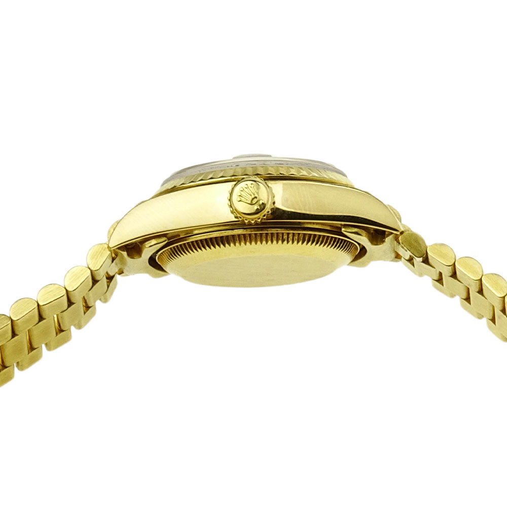 Rolex Lady Datejust Diamond Dot 18k Gold 69178