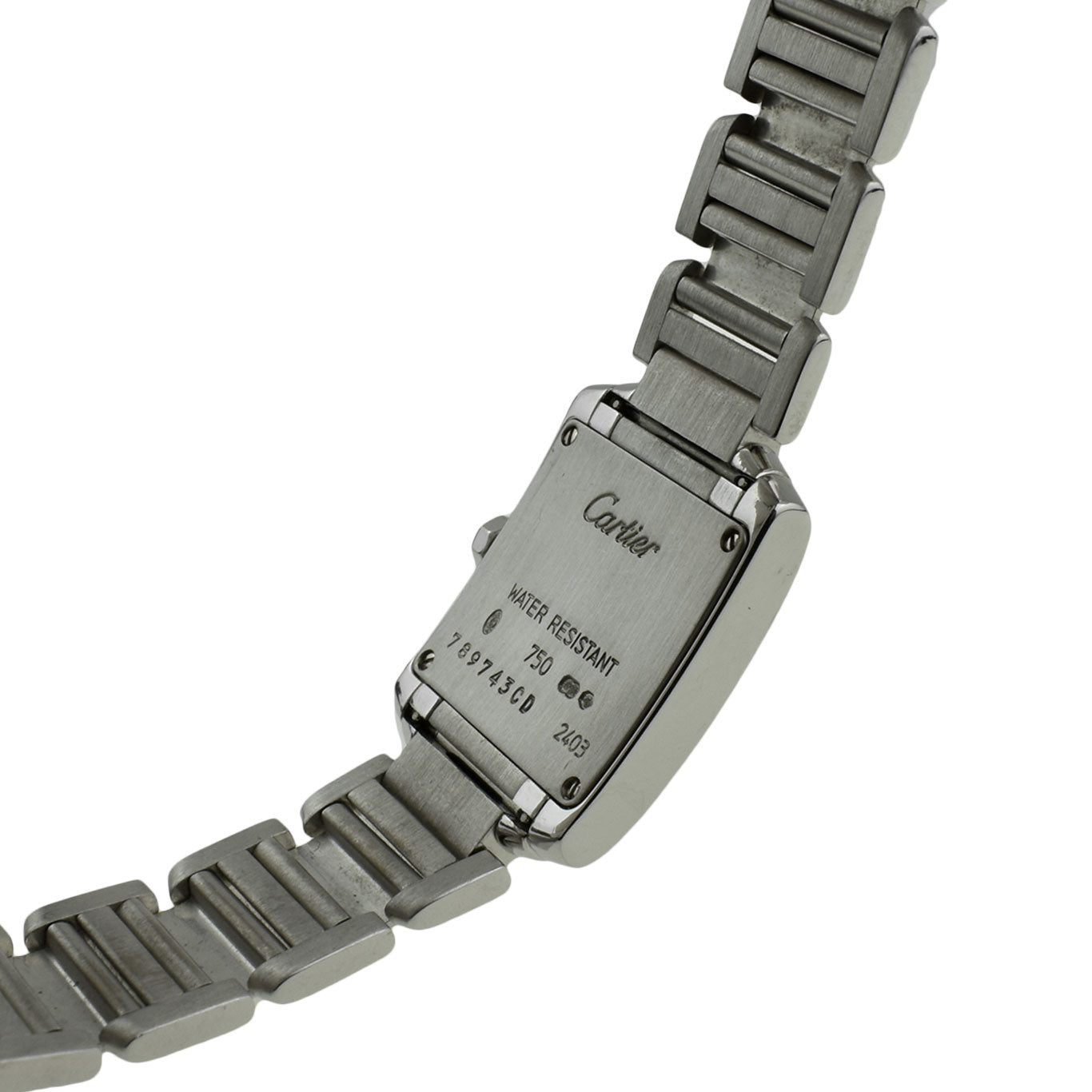 Cartier Tank Francaise 18ct White Gold Diamond Set 2403