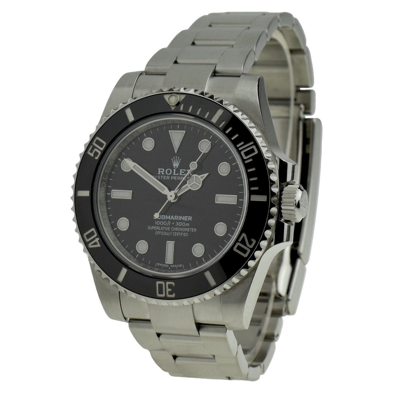Rolex Submariner Non Date Oyster Perpetual 114060 at Parkers Jewellers
