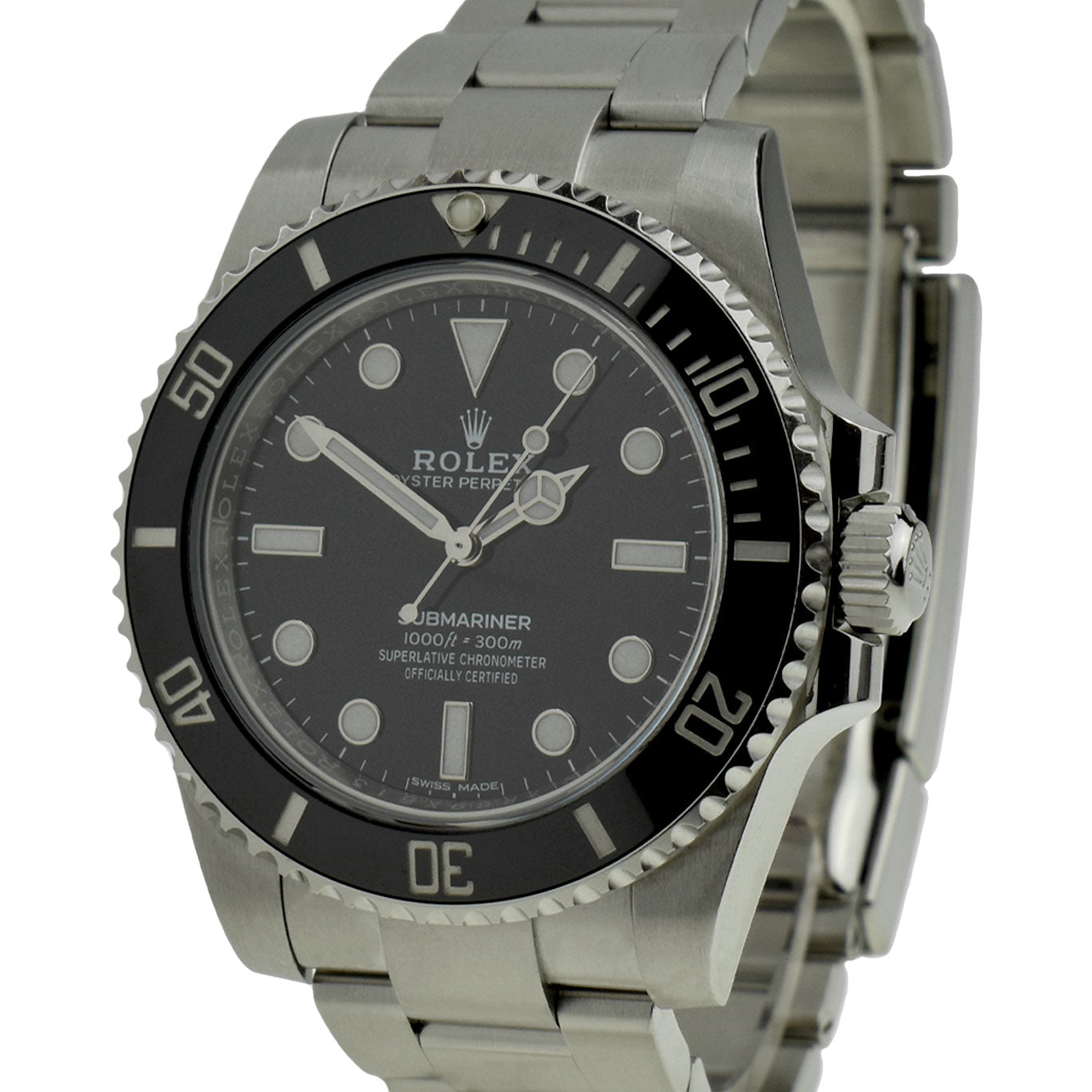 Rolex Submariner Non Date Oyster Perpetual 114060