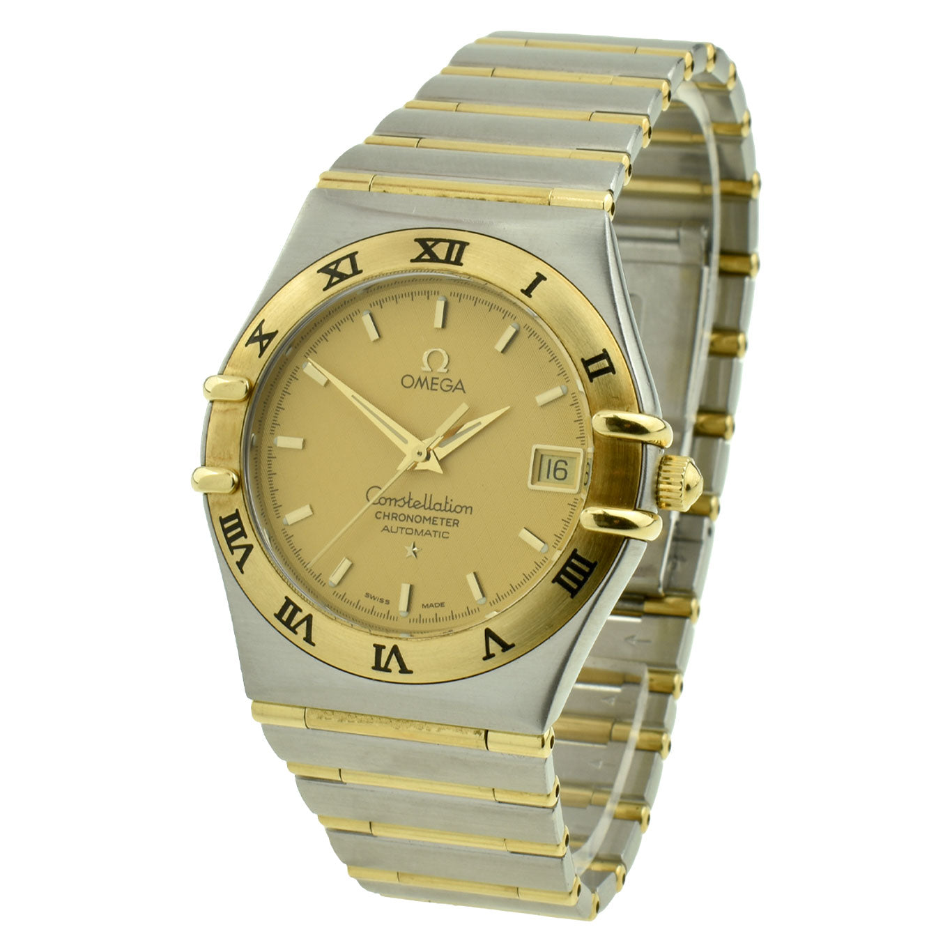 Omega Constellation Steel and Gold Automatic 1202.10.00