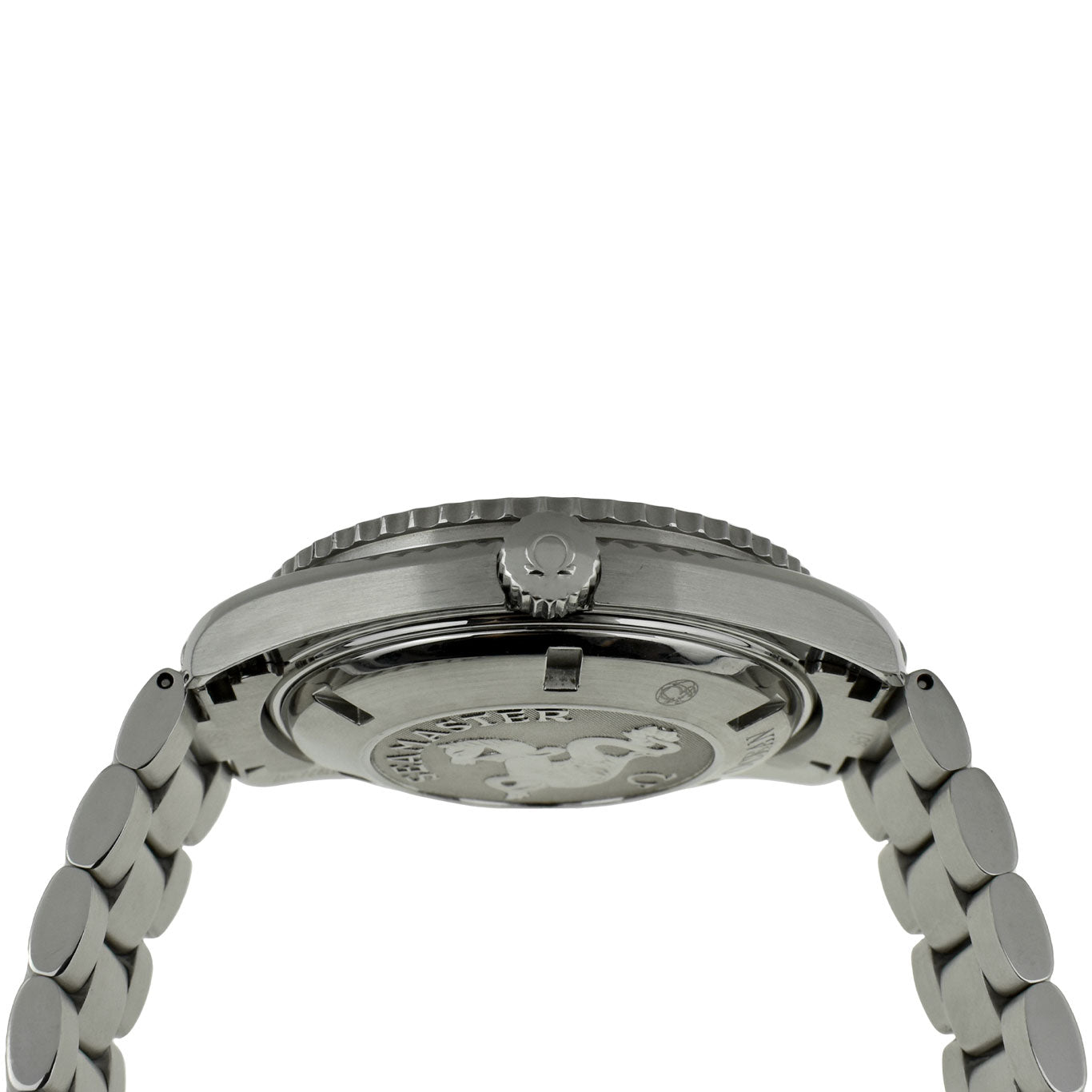 omega seamaster planet ocean gents stainless steel watch crown