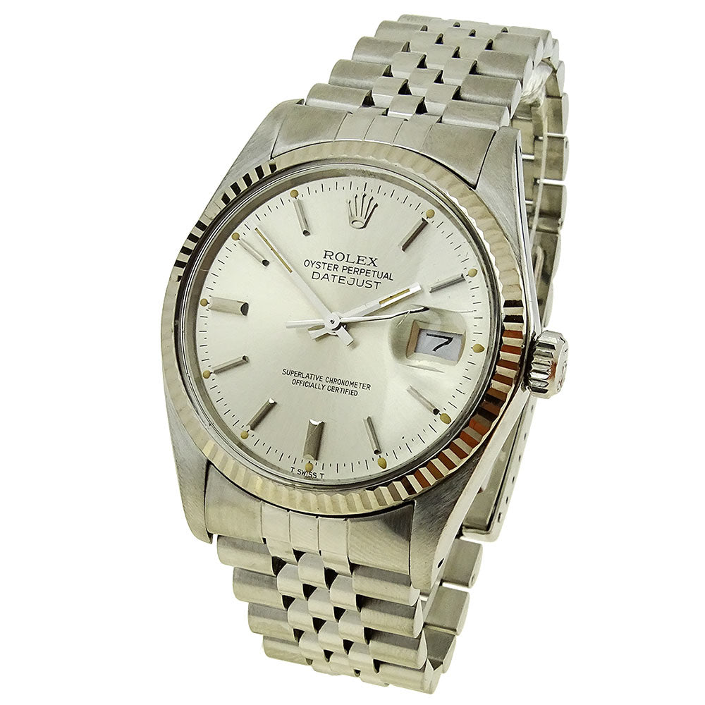 Rolex Datejust Steel and White Gold 16014