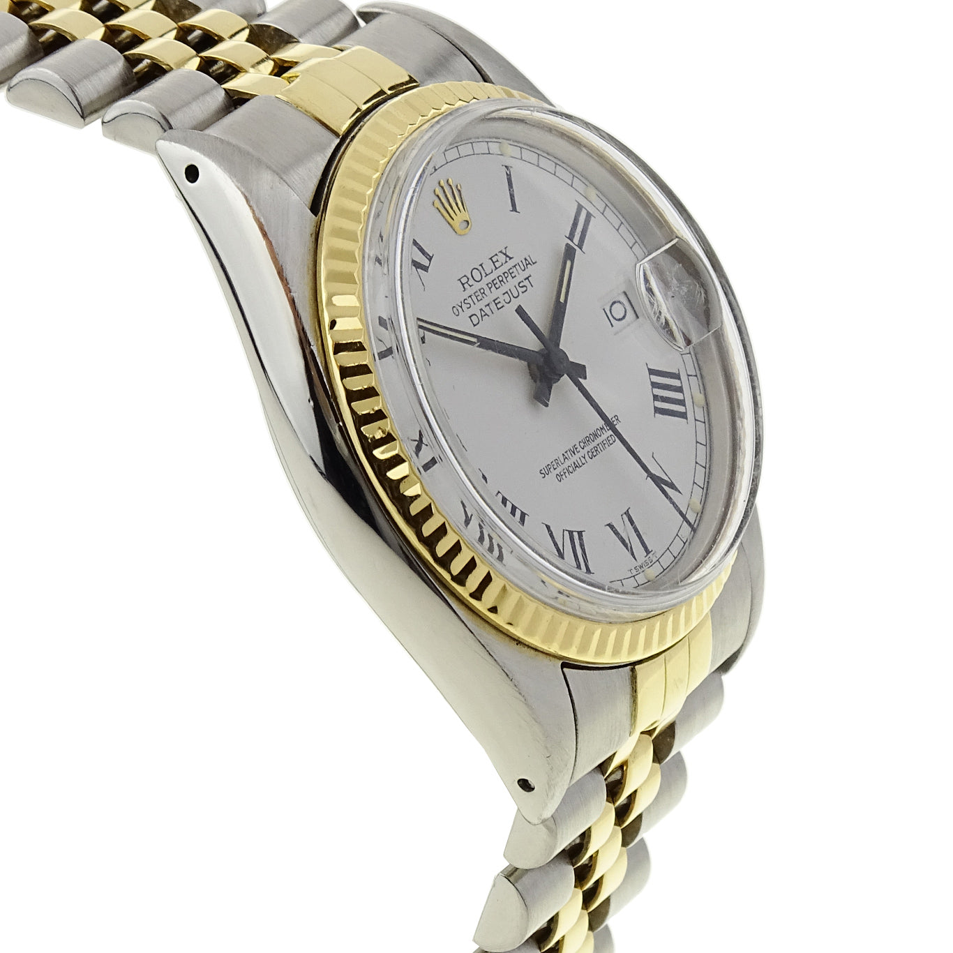 Rolex Datejust Oyster Perpetual Steel and Gold "Buckley" Dial 16013