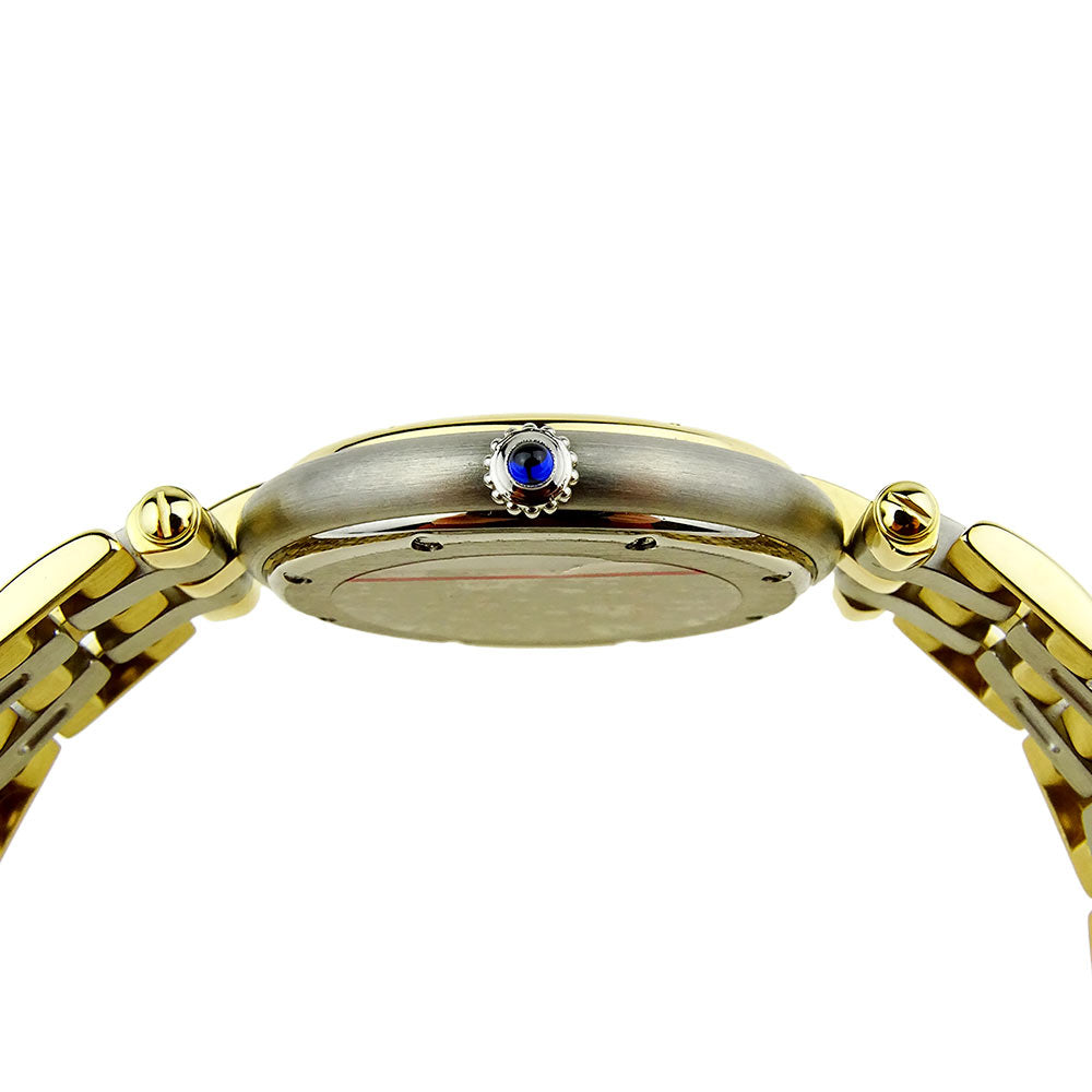 Cartier Panthere Steel and Gold Quartz