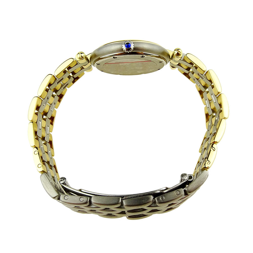 Cartier Panthere Steel and Gold Quartz