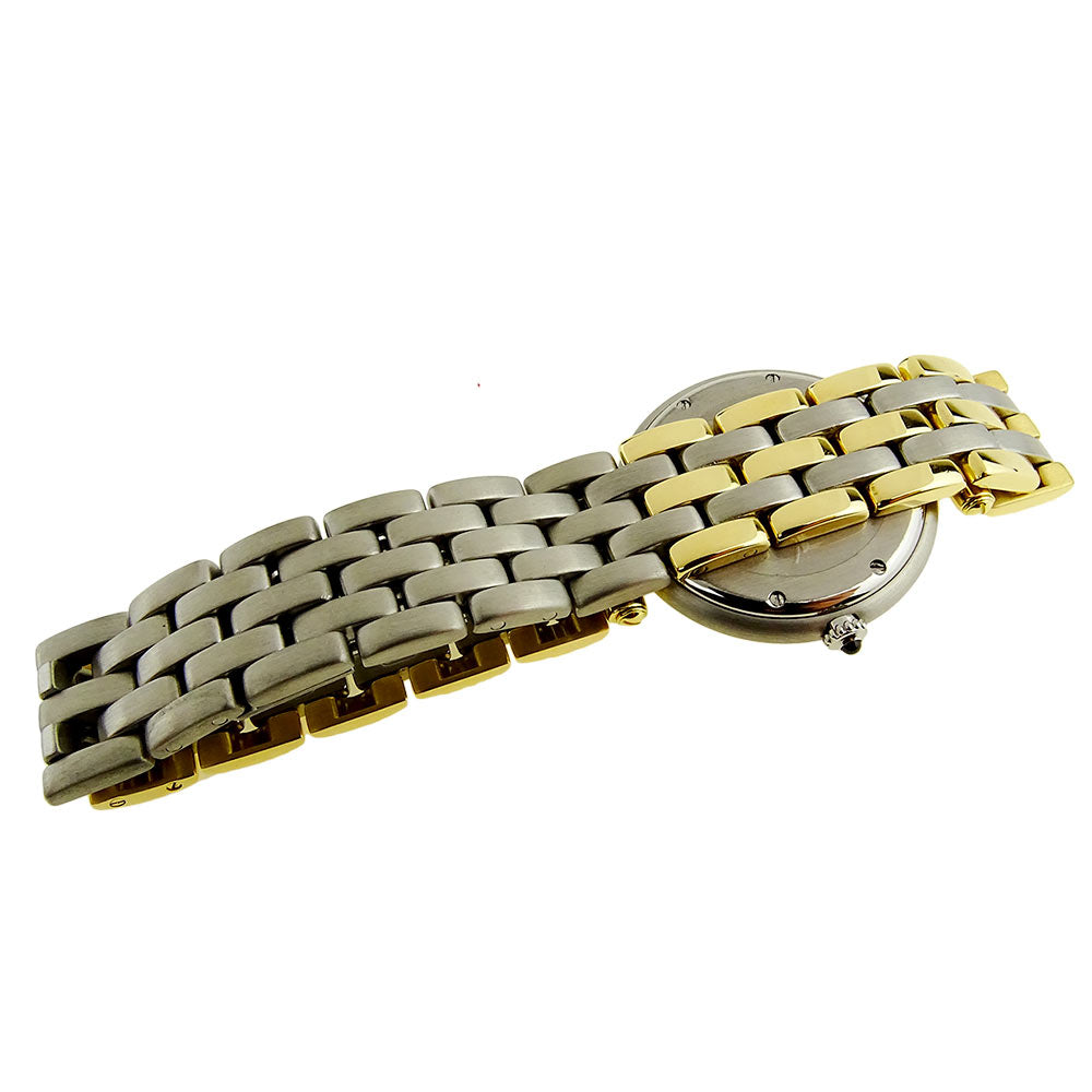 Cartier Panthere Steel and Gold Quartz
