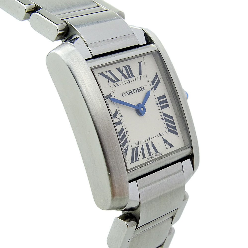 Cartier Tank Francaise Steel Wristwatch W51008Q3