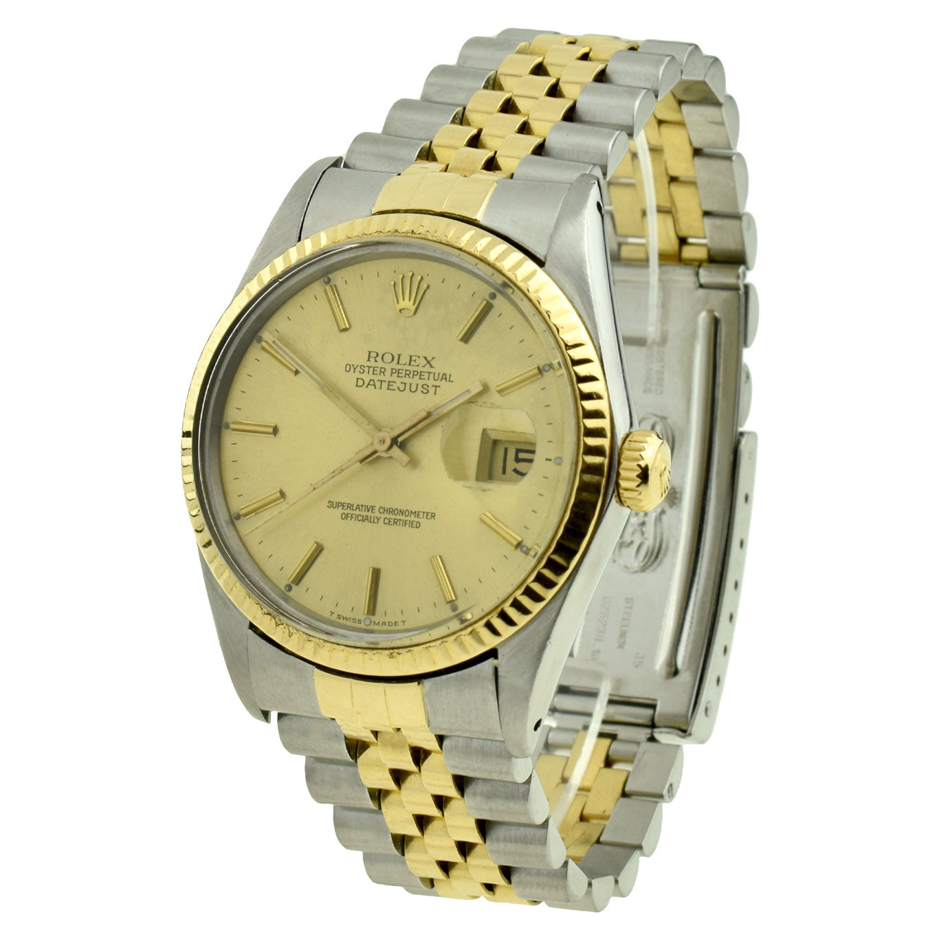 Rolex Datejust Stainless Steel & Gold 16013 at Parkers Jewellers