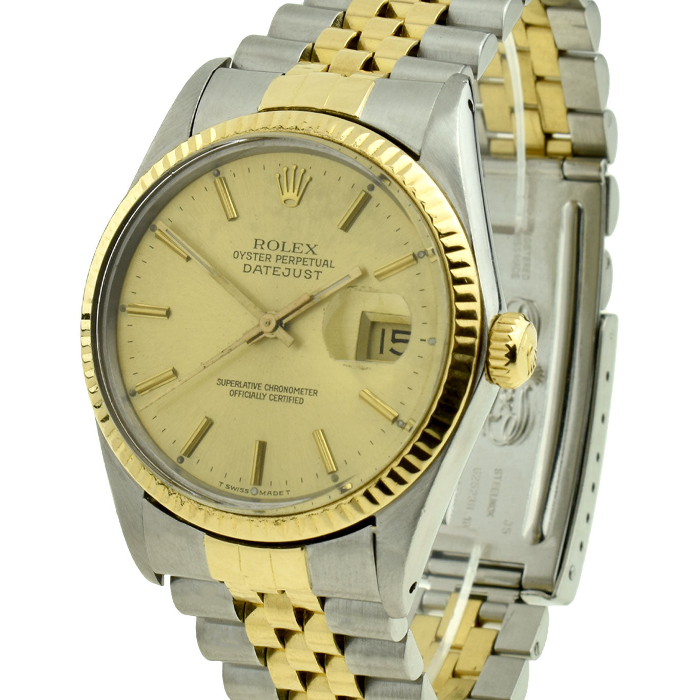 Rolex Datejust Stainless Steel & Gold 16013