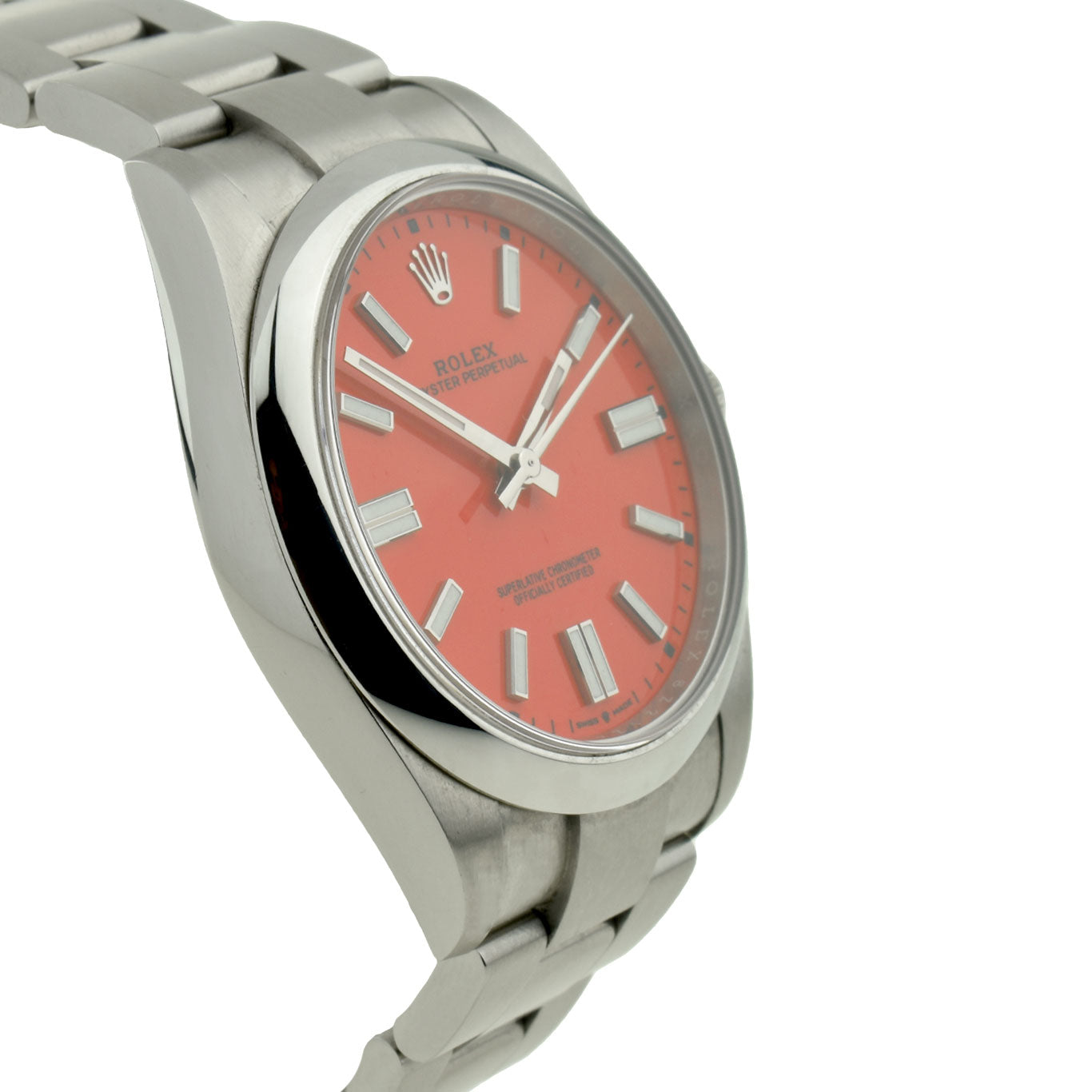 Rolex Oyster Perpetual 41 Coral Red124300