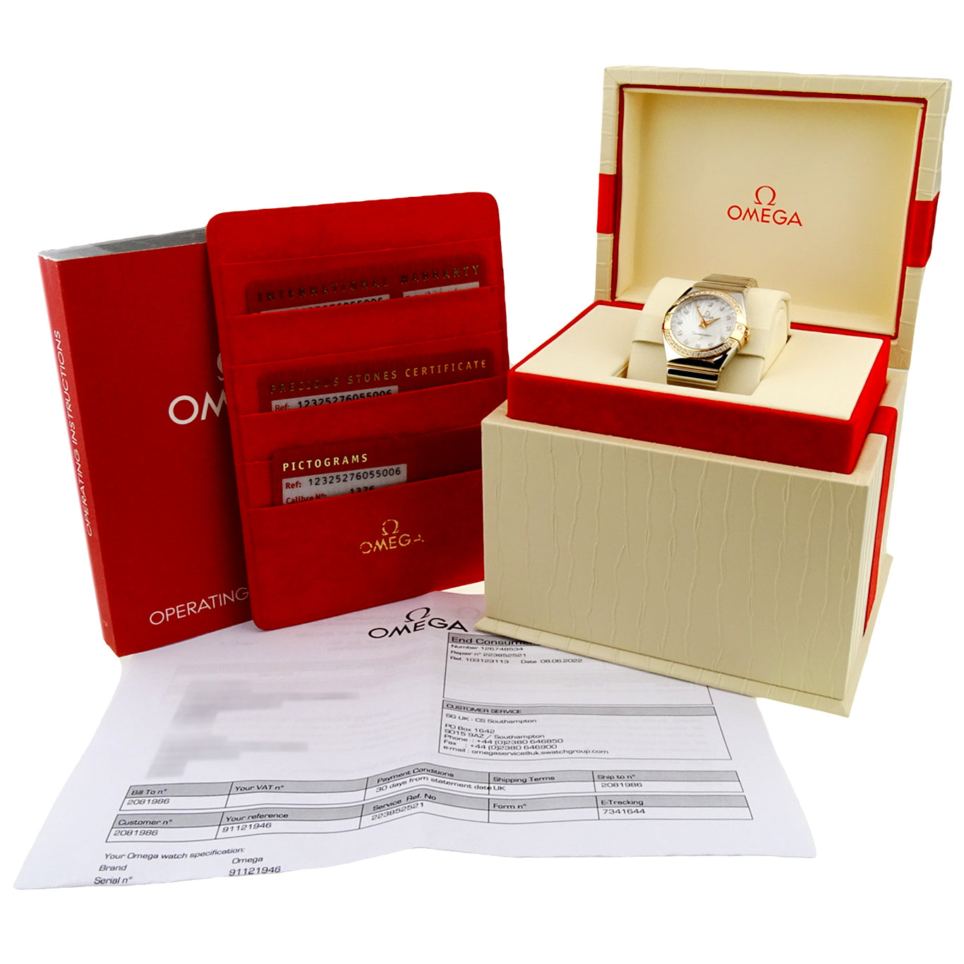 Omega Constellation Quartz 123.25.27.60.55.006