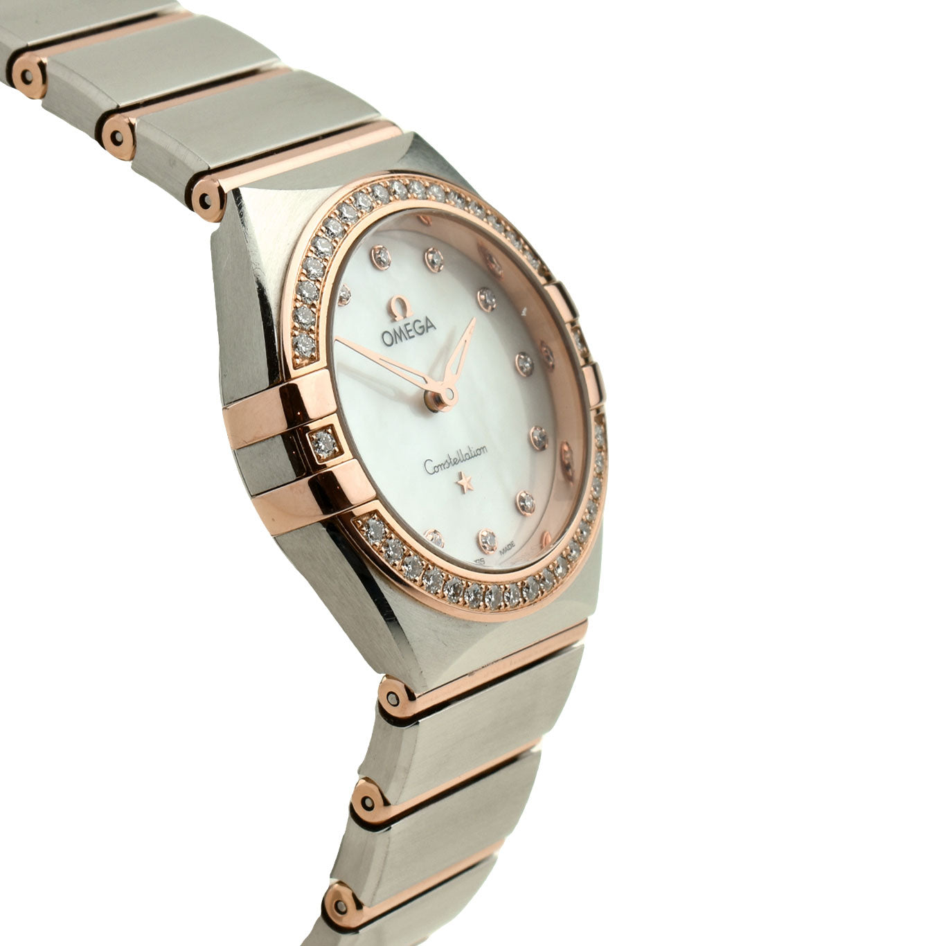 Omega Constellation Steel & Rose Gold Diamond Set 131.25.28.60.55.001
