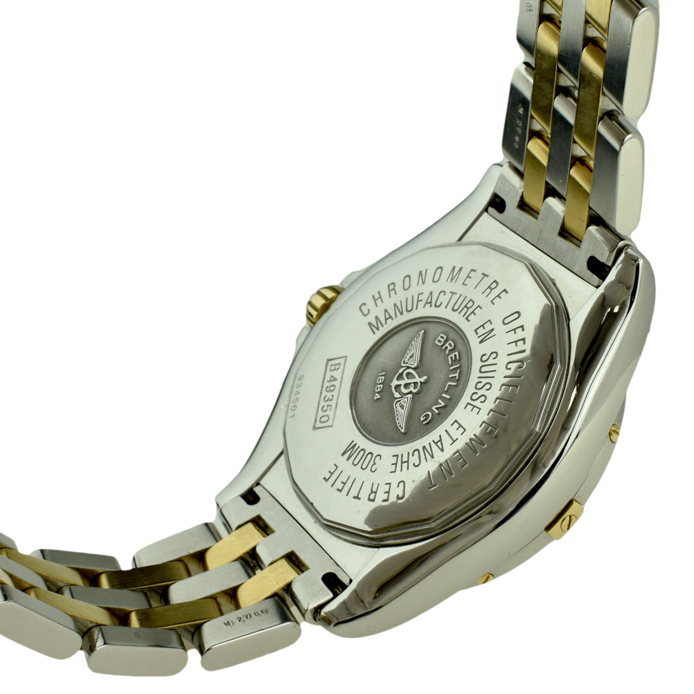 Breitling Cockpit Stainless Steel & Gold B49350