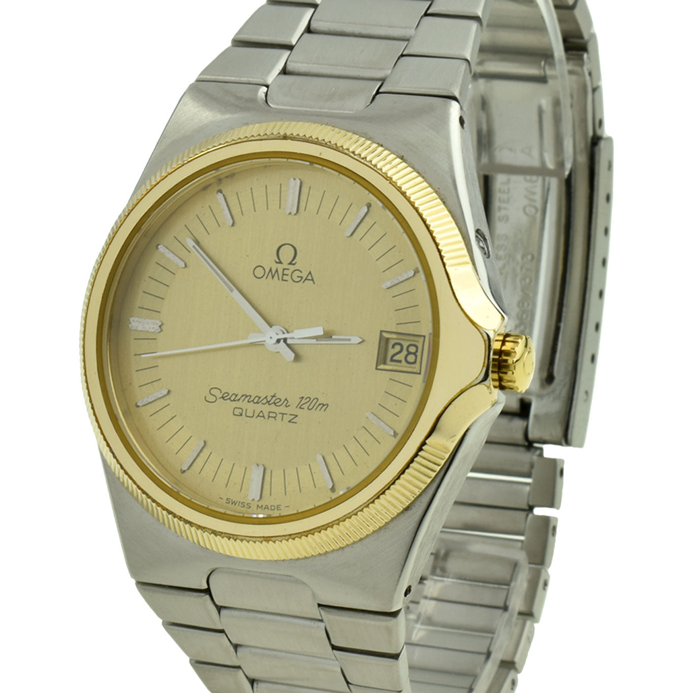 Omega Seamaster 120m Stainless Steel & Gold Quartz