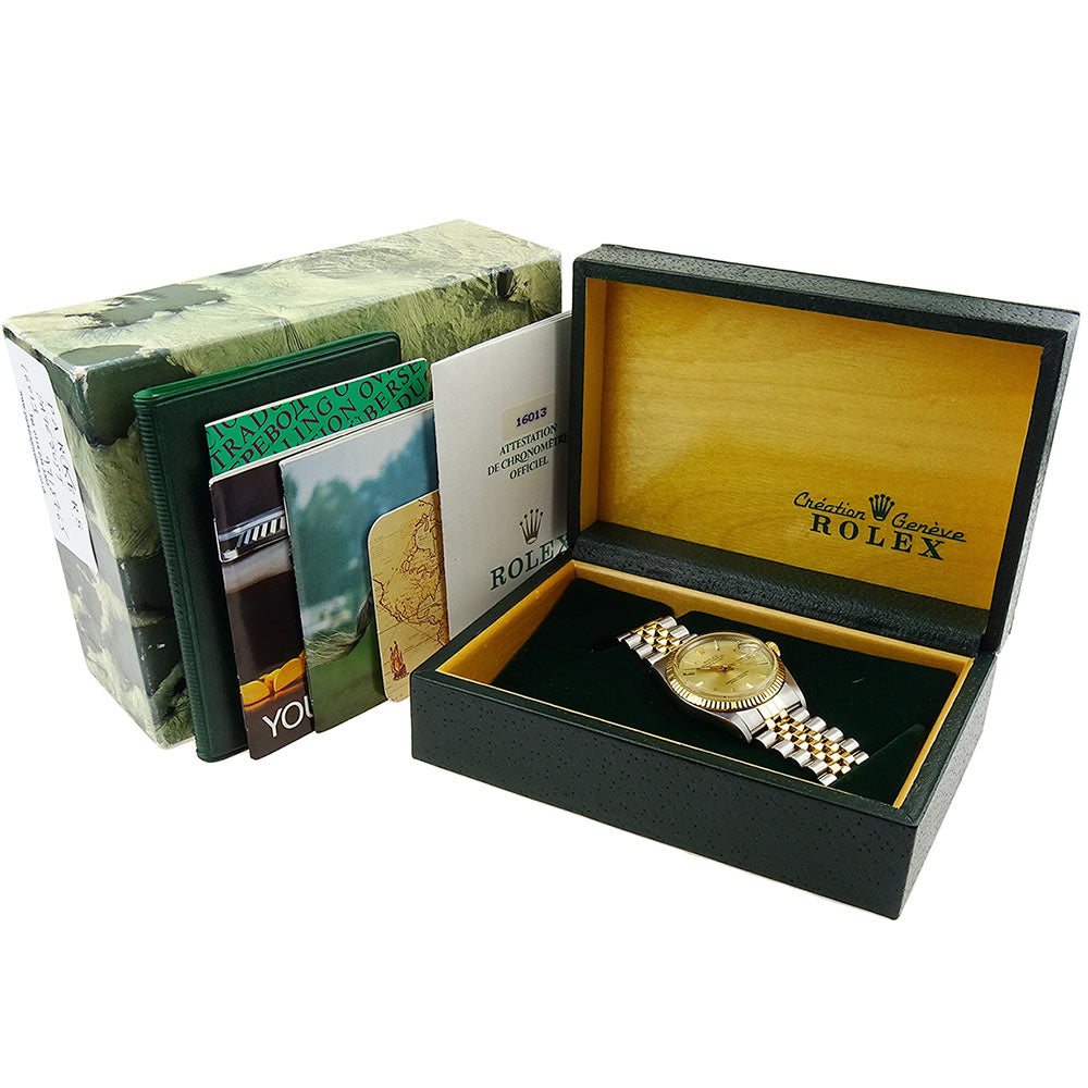 Rolex Datejust Oyster Perpetual Steel & Gold 16013