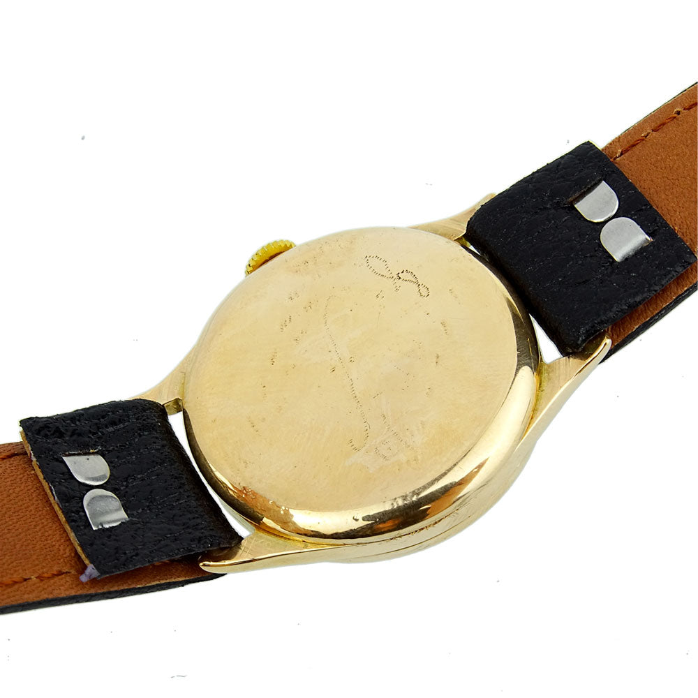 Omega Vintage 9ct Gold Mid Size Mechanical