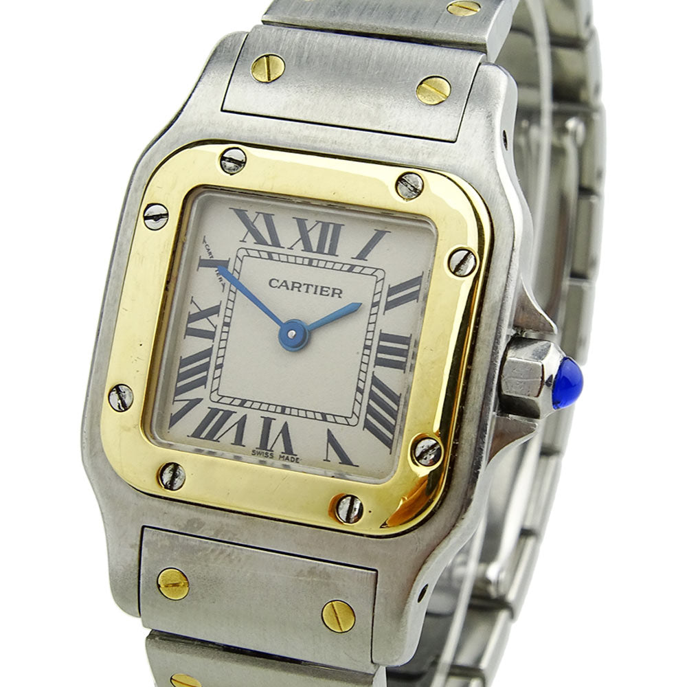Cartier Santos Galbee Steel & Gold Quartz W20012C4