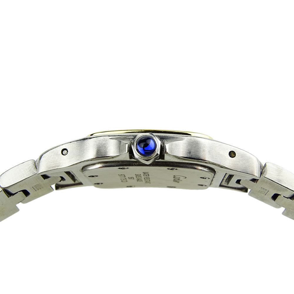 Cartier Santos Galbee Steel & Gold Quartz W20012C4