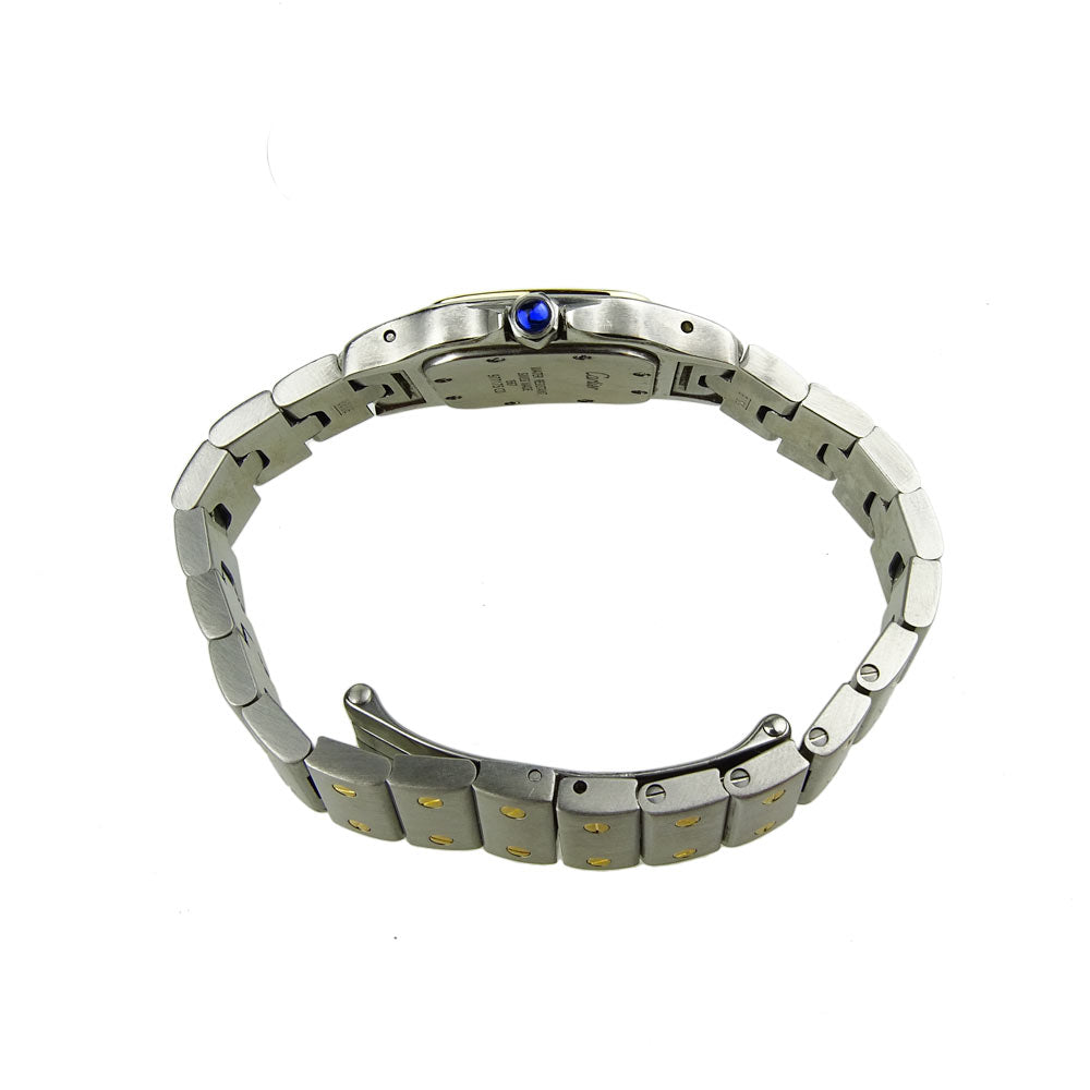 Cartier Santos Galbee Steel & Gold Quartz W20012C4