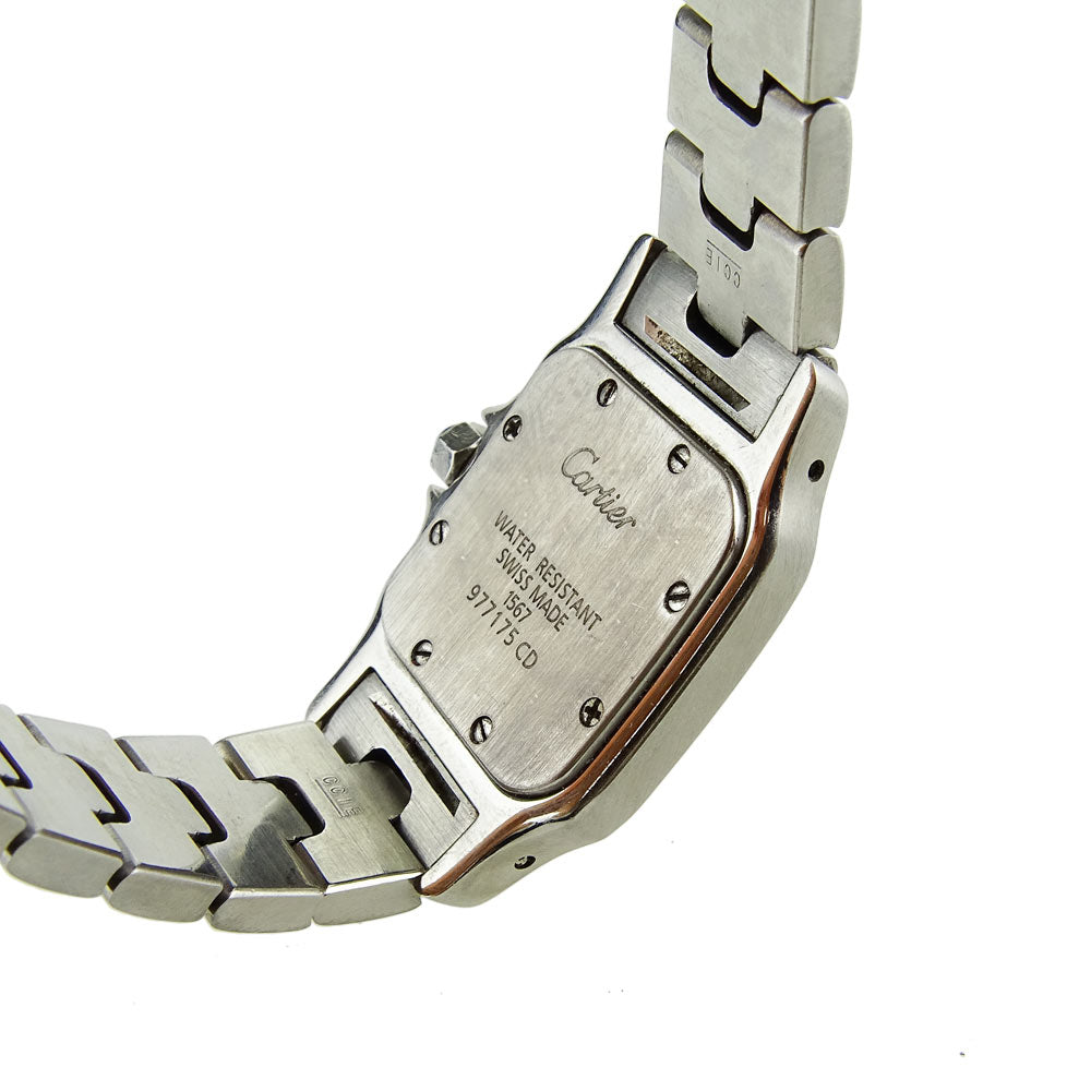 Cartier Santos Galbee Steel & Gold Quartz W20012C4