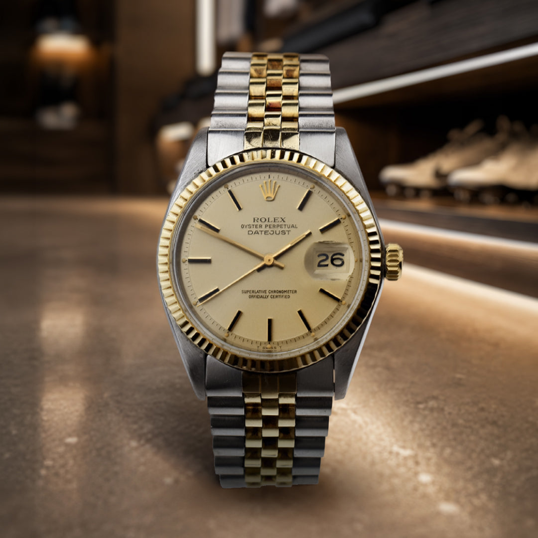 Rolex Oyster Perpetual Datejust Jubilee Bi Metal 1600