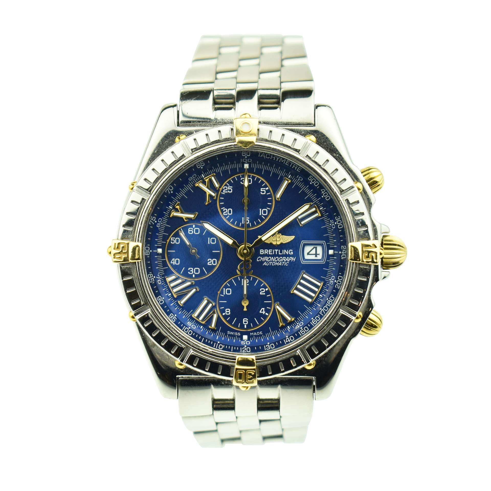 Breitling Crosswind Stainless Steel & Gold B13055
