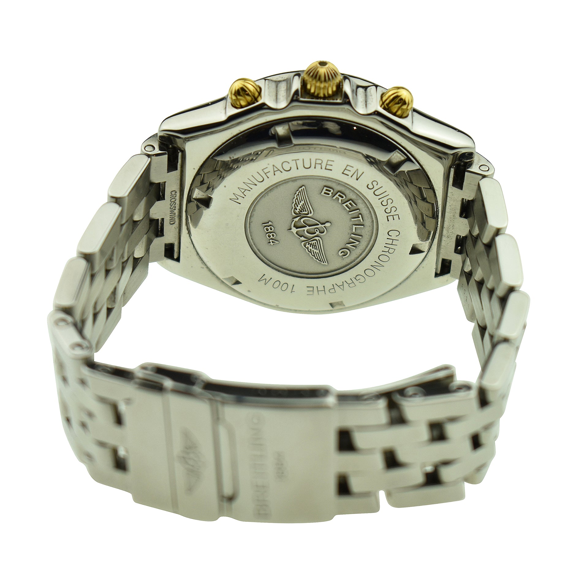 Breitling Crosswind Stainless Steel & Gold B13055