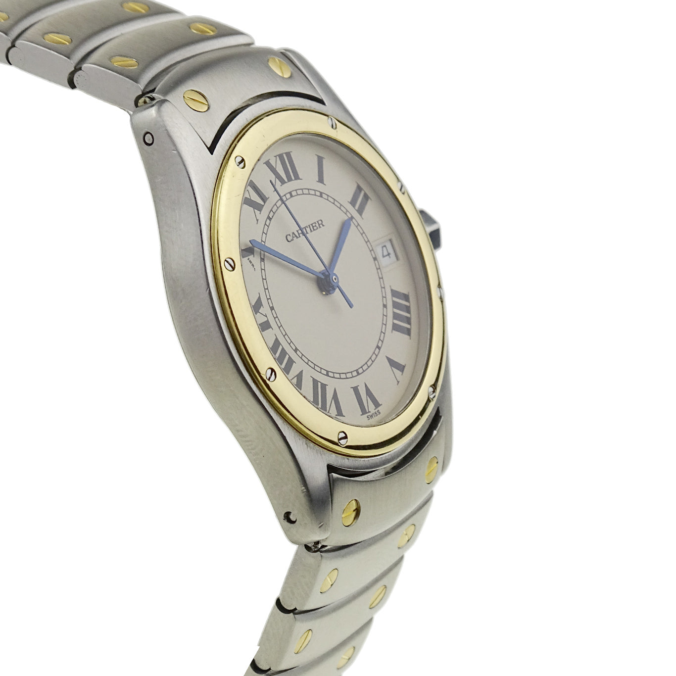 Cartier Santos Ronde Steel & Gold Quartz W20036R3