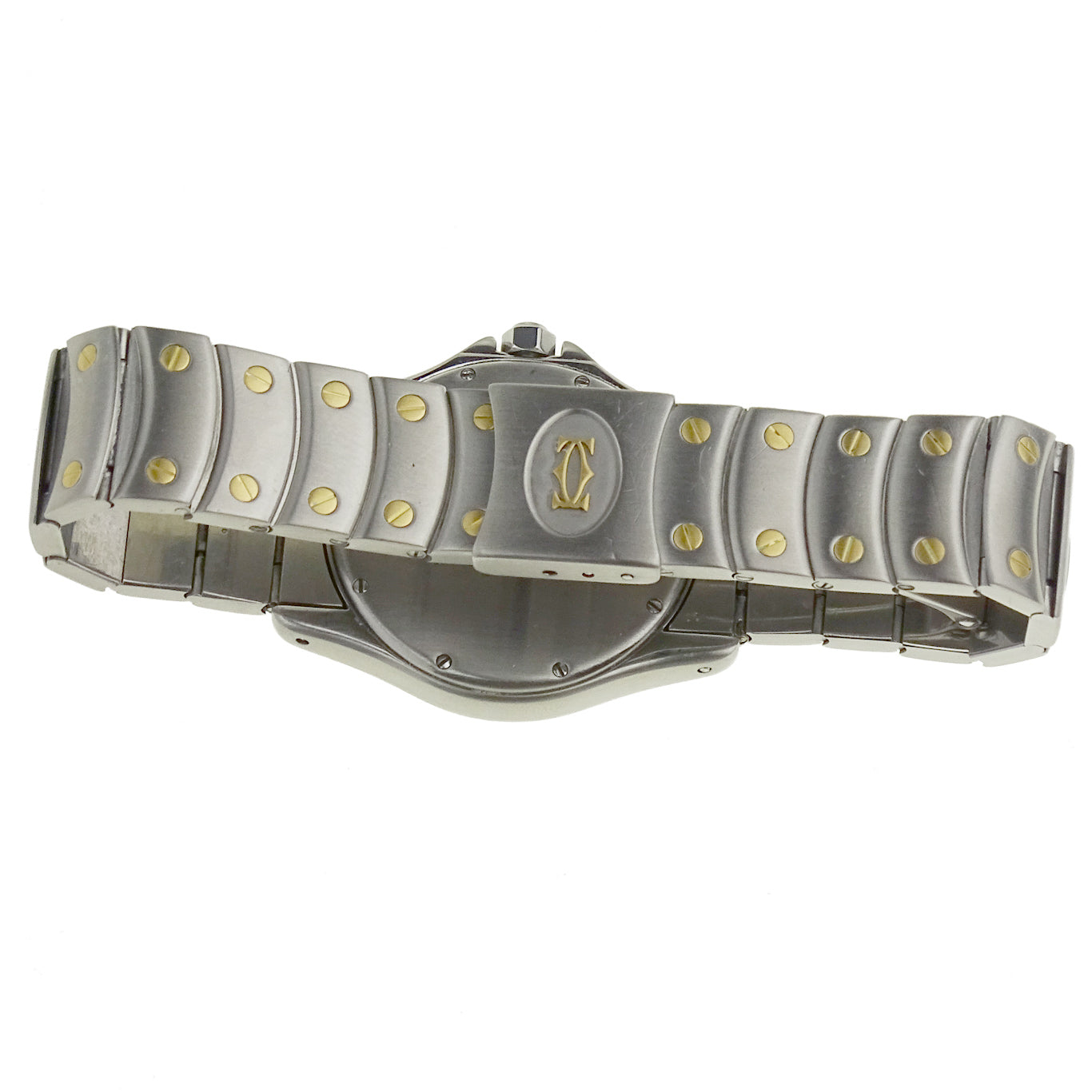 Cartier Santos Ronde Steel & Gold Quartz W20036R3