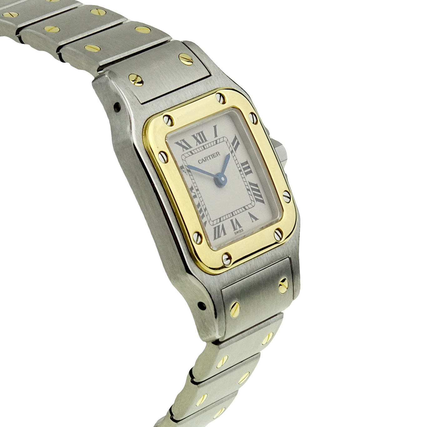 Cartier Lady Santos Galbee Steel & Gold Quartz 1567