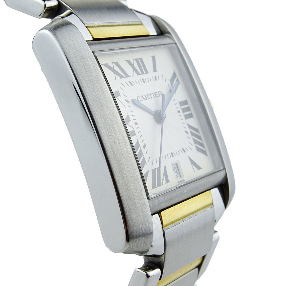 Cartier Tank Francaise Steel & Gold Gents Automatic W51005Q4