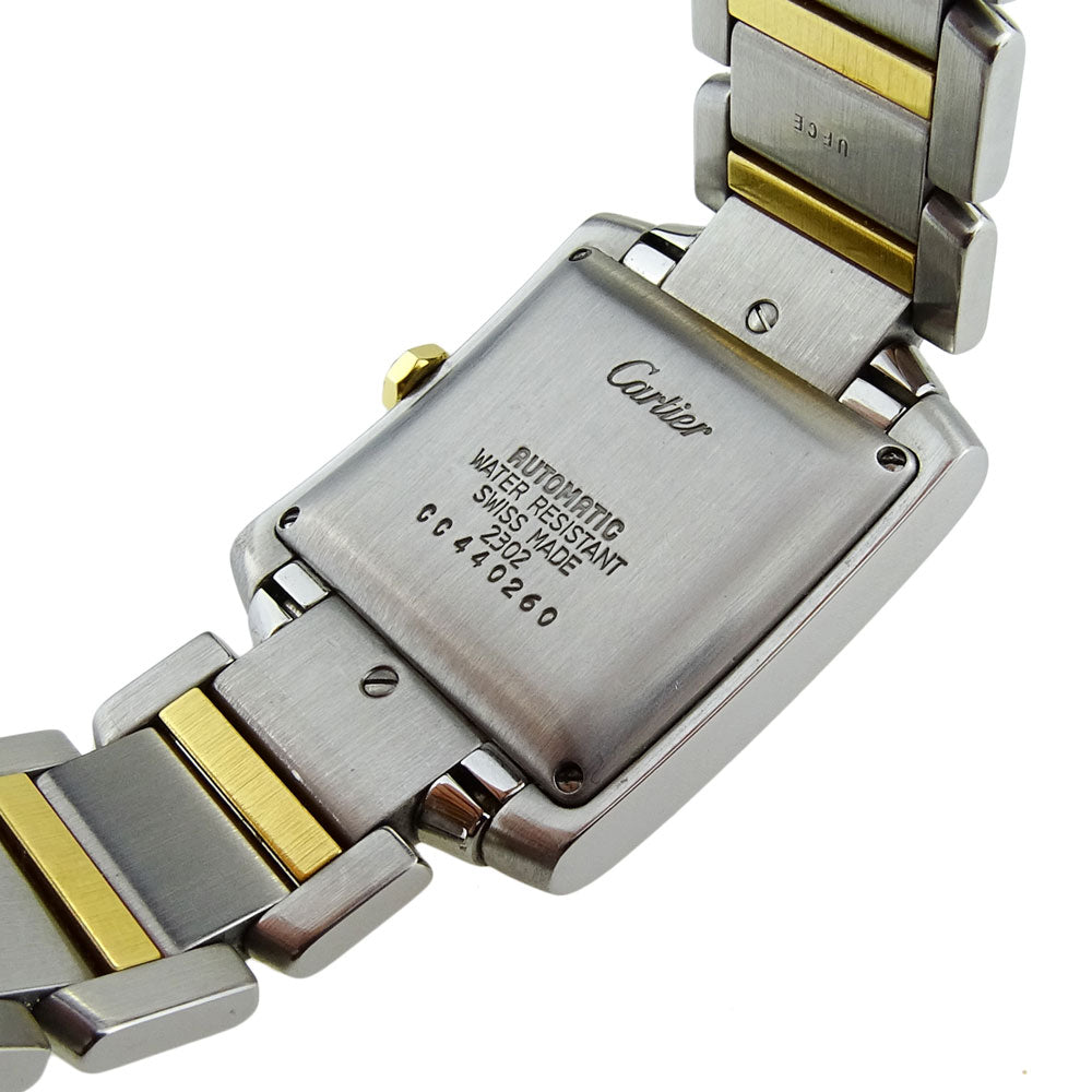 Cartier Tank Francaise Steel & Gold Gents Automatic W51005Q4