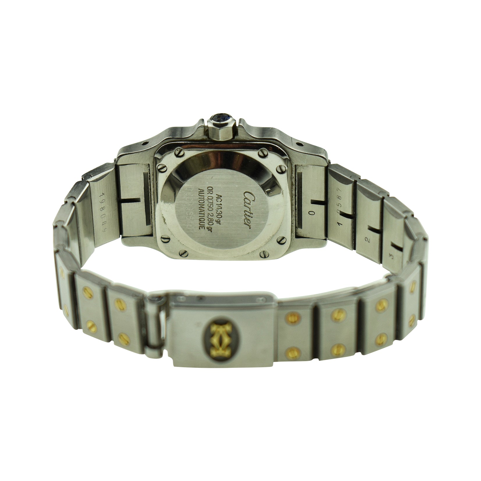 Cartier Santos Galbée Gold & Stainless Steel 1170902