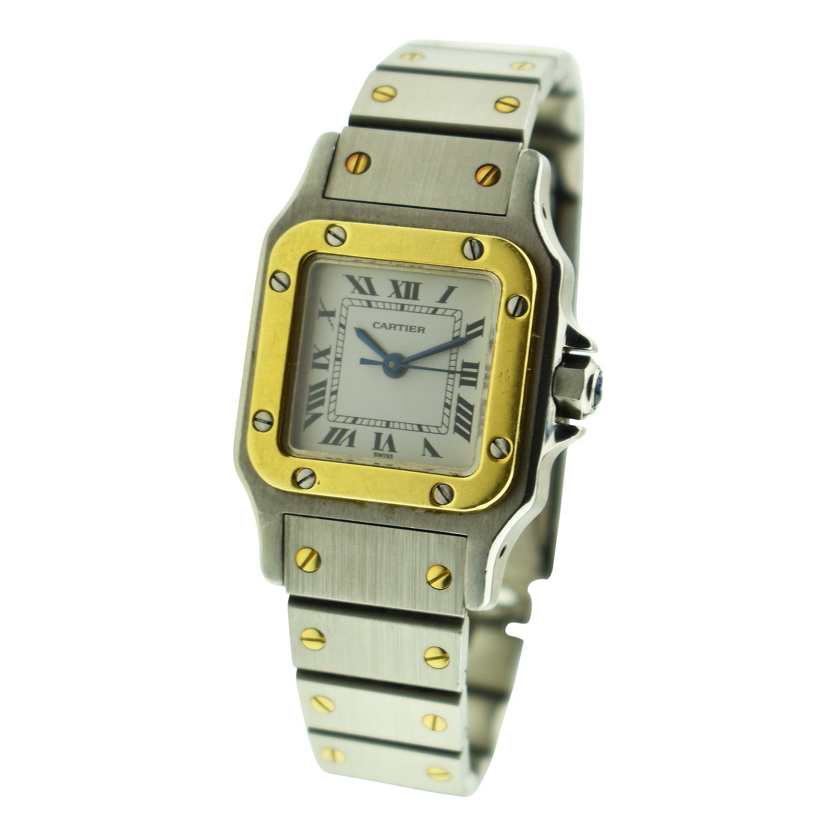 Cartier Santos Galbée Gold & Stainless Steel 1170902