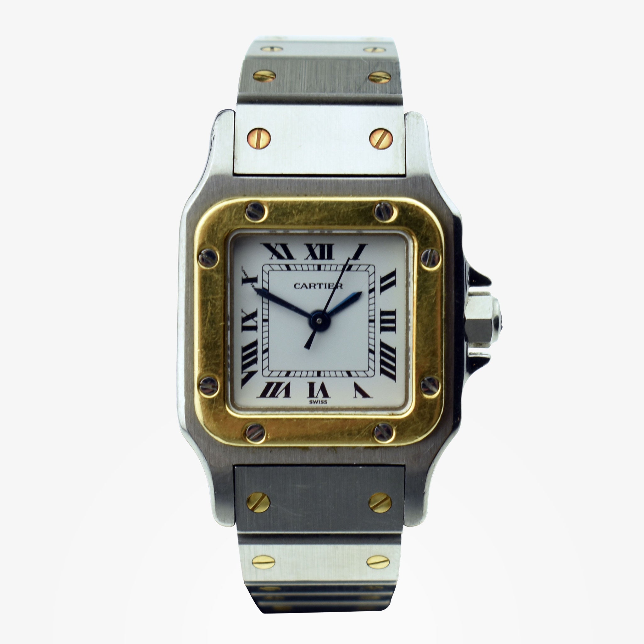 Cartier Santos Galbée Gold & Stainless Steel 1170902