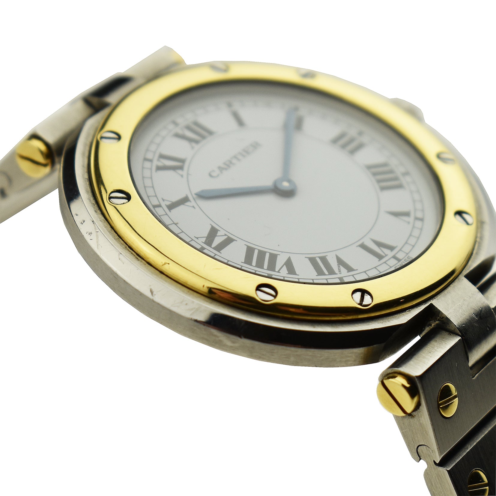 Cartier Santos Vendome Quartz Gold & Steel 8191