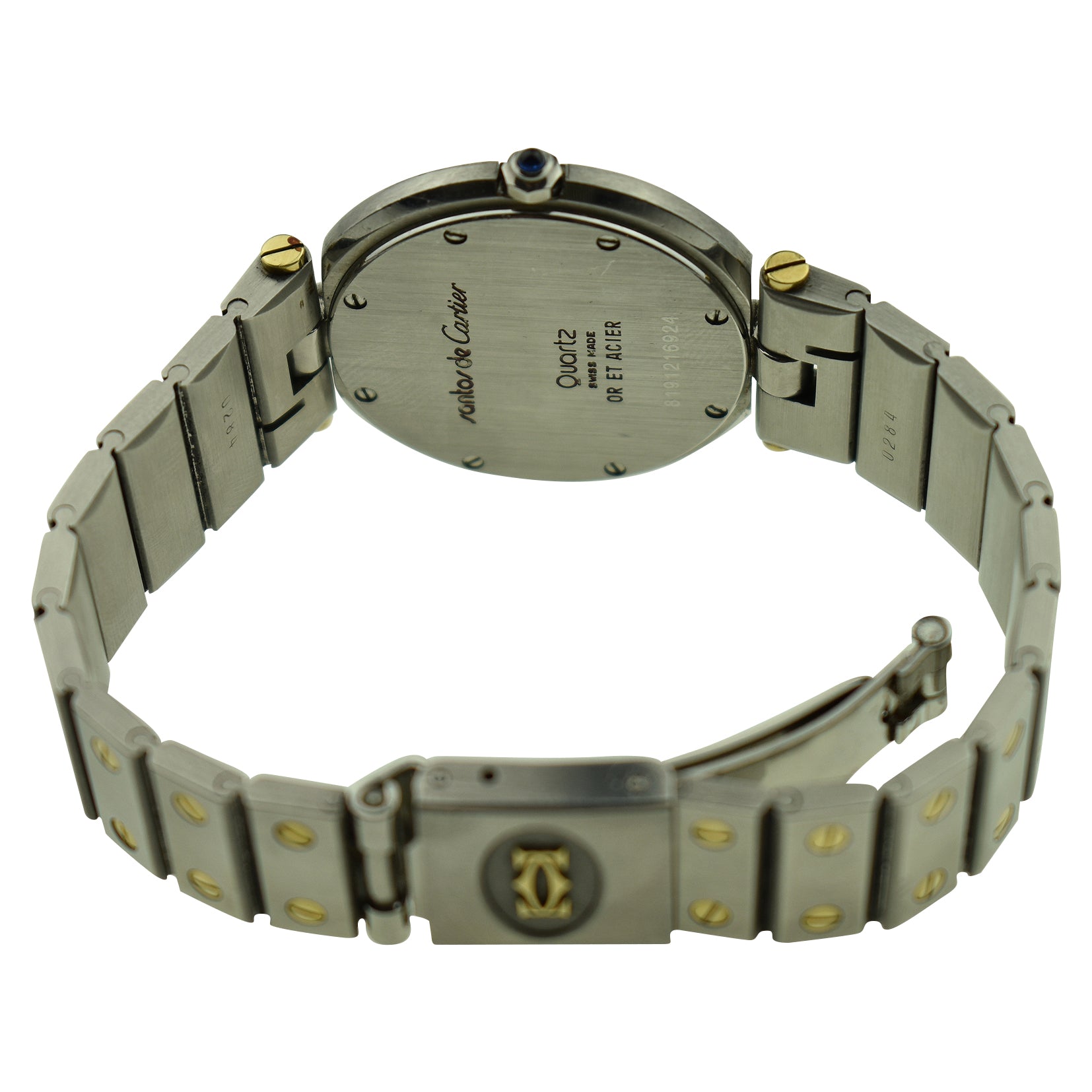 Cartier Santos Vendome Quartz Gold & Steel 8191