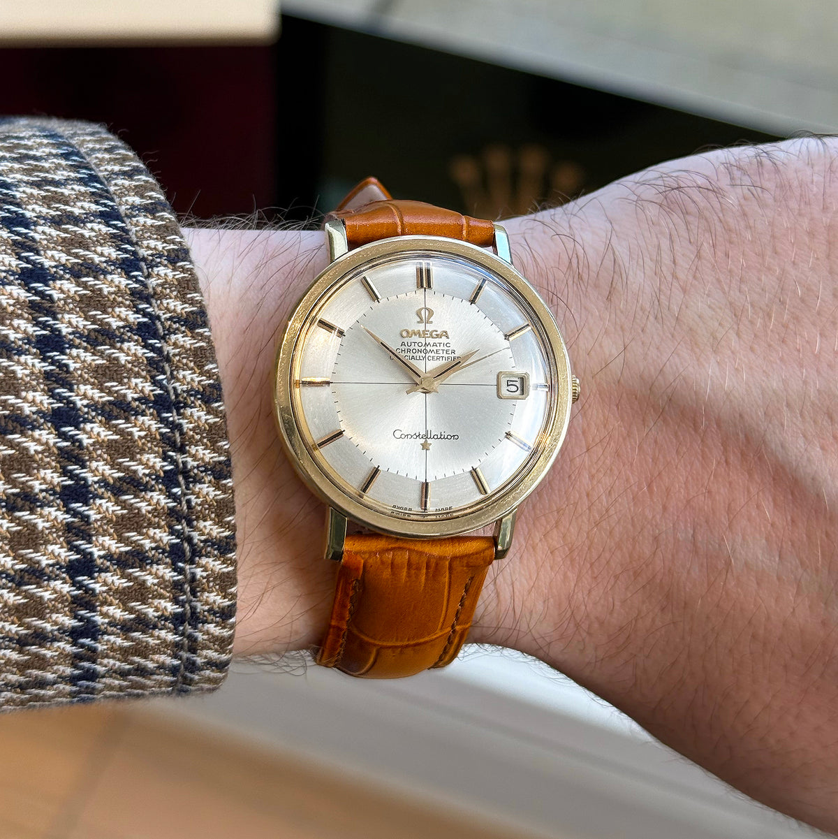 Omega Constellation Pie-Pan Gold Capped 14902