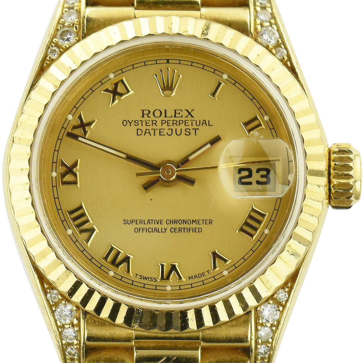 Rolex Oyster Perpetual Datejust Diamond-Set Ladies 69238