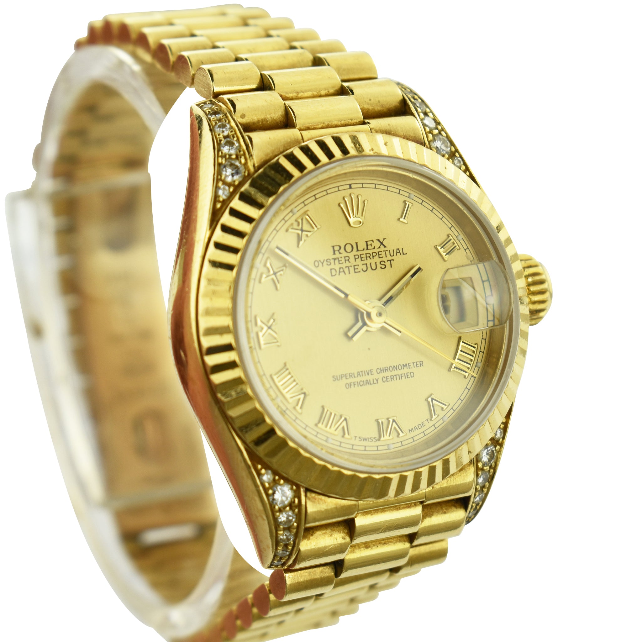Rolex Oyster Perpetual Datejust Diamond-Set Ladies 69238