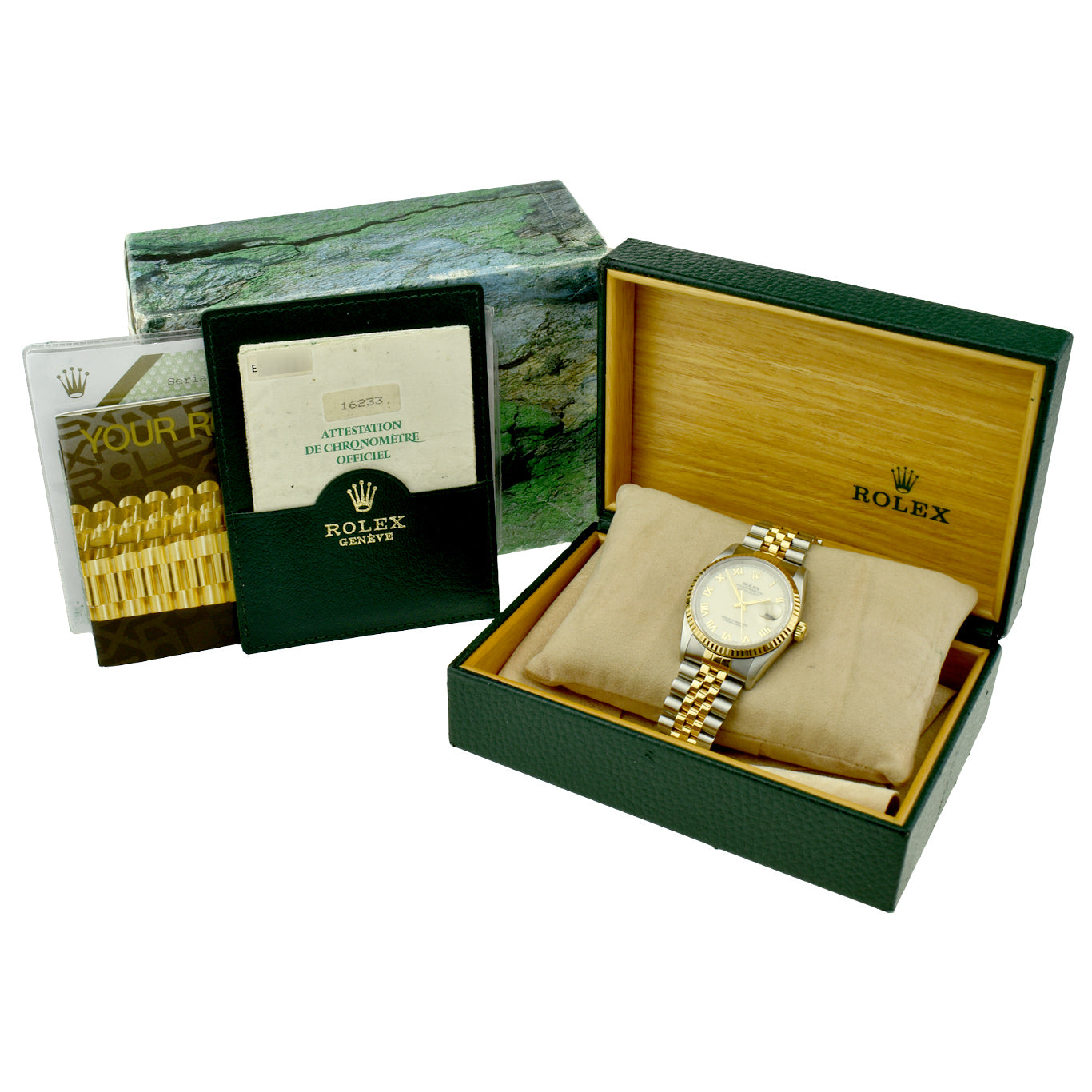 Rolex Datejust Stainless Stainless Steel & Gold 16233