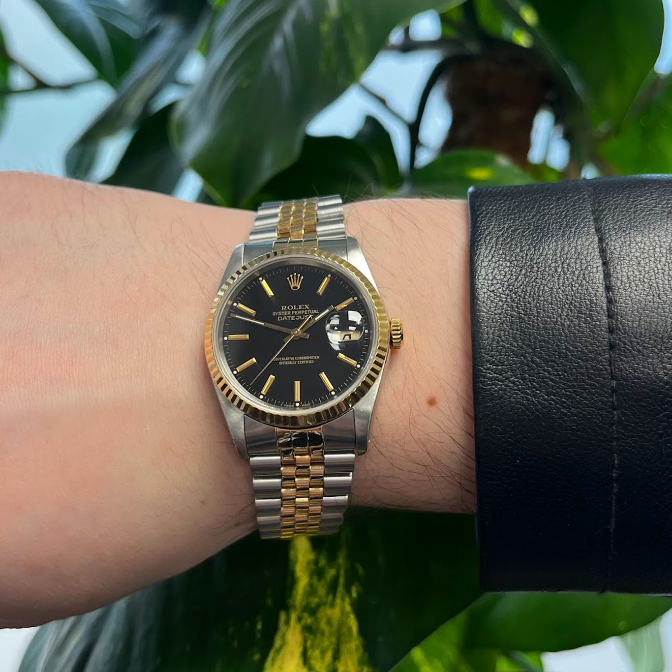 Rolex Datejust Oyster Perpetual Steel and Gold 16233