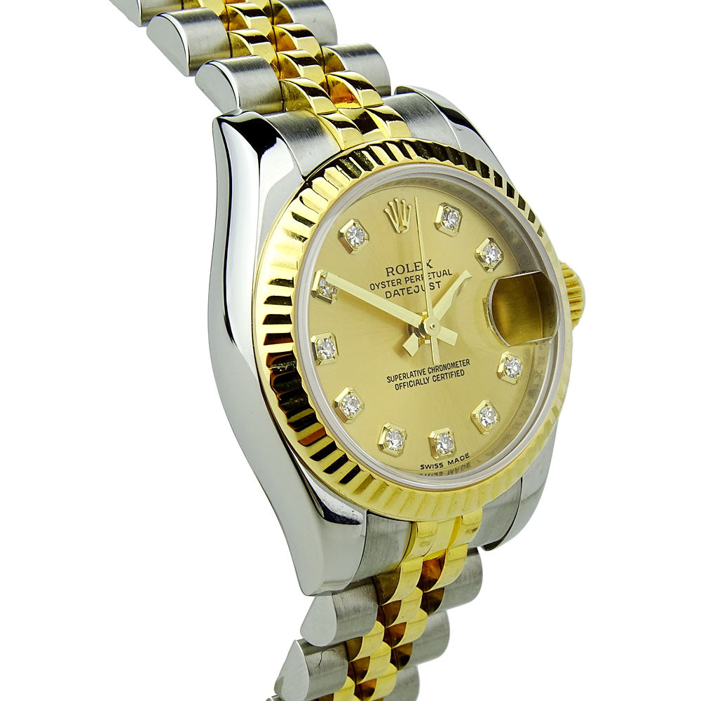 Rolex Lady Datejust Steel and Gold 179173